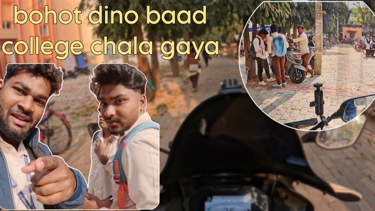 Bohot dino baad college chala Gaya 😅😂…