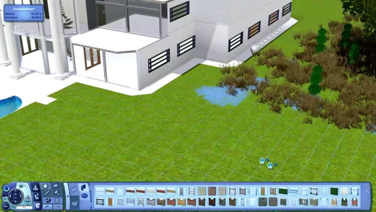 Sims 3 Haus Bauen #4 - Villa mit Pool (Pool Mansion)