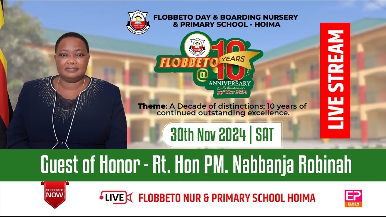 FLOBBETO SCHOOLS HOIMA 10 YEARS ANNIVERSARY HAPPENING NOW