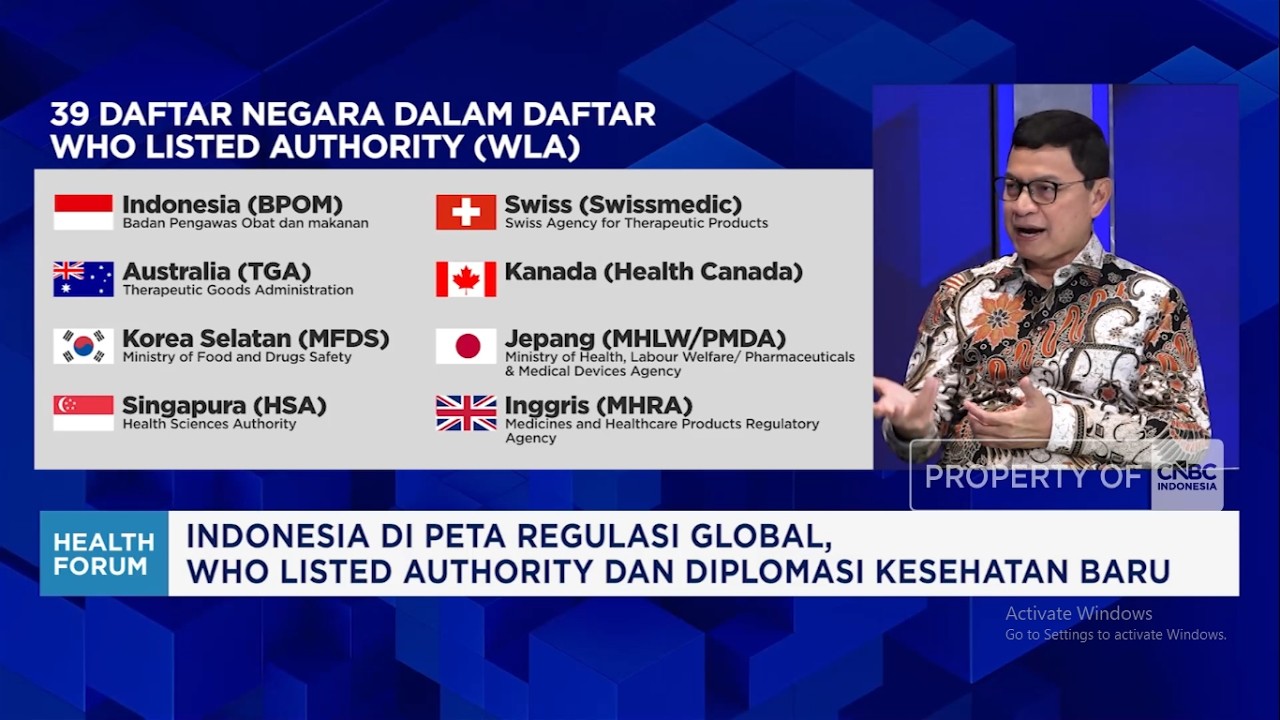 BPOM Sudah Sejajar Dengan FDA, Standar Obat & Vaksin RI Naik Kelas