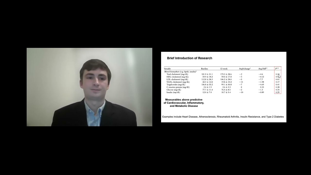 Tommy Williams Sigma Xi IFoRE Pre-Presentation Video