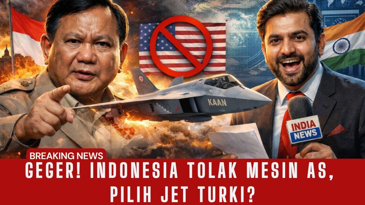 GEGER! Indonesia Ogah Mesin AS, Media India Bocorkan Arah Pembelian Jet Tempur KAAN Turki