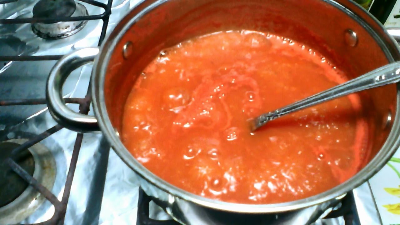Como hacer Salsa de tomate para pupusas (paso a paso)