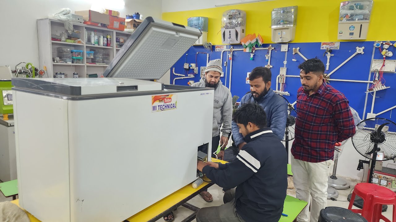 Deep fridger Wiring full Practical Mi Technical institute offline class #technician #tranding