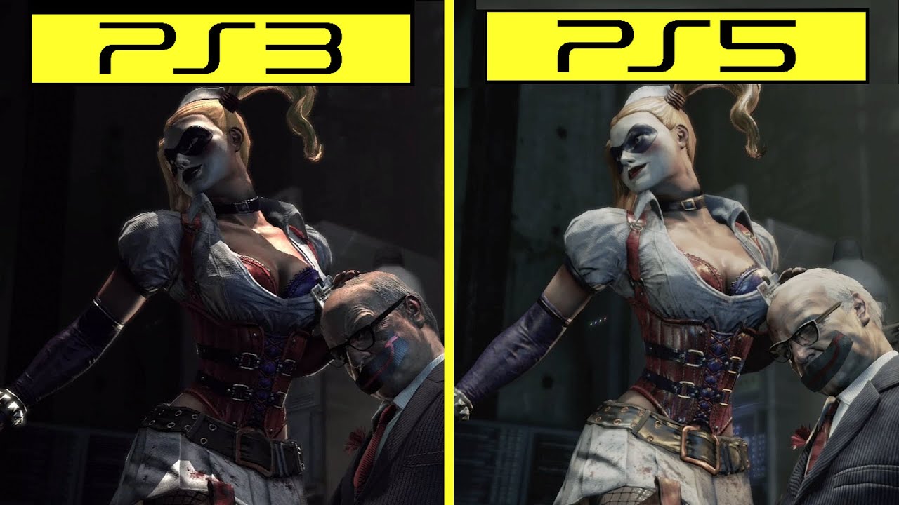 Batman: Arkham Asylum PS3 vs PS5 Graphics Comparison | Original vs Remastered (Return to Arkham)