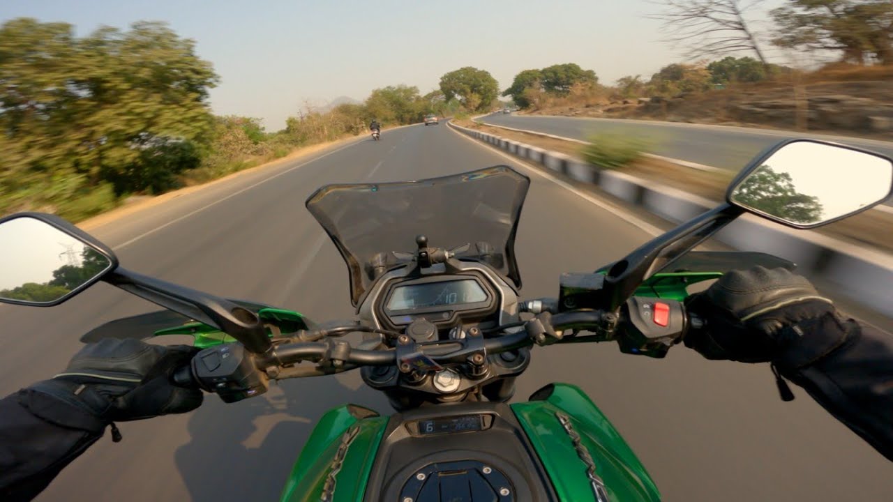 Ride POV | Speed Run | Dominar 400 | RAW Sound