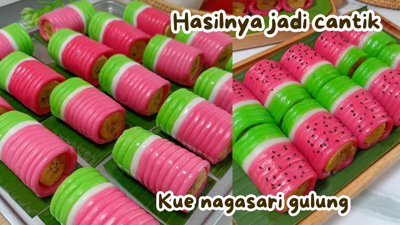 OLAHAN PISANG YANG UNIK‼️ SIAP-SIAP BANJIR ORDERAN! KUE NAGASARI GULUNG