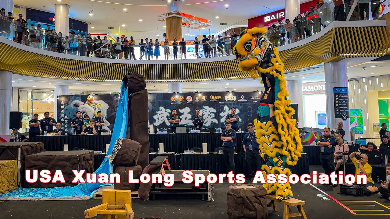 Lion Dance - USA Xuan Long 美國玄龍體育會 -  Wai Mou International Traditional Lion Dance Competition 2025