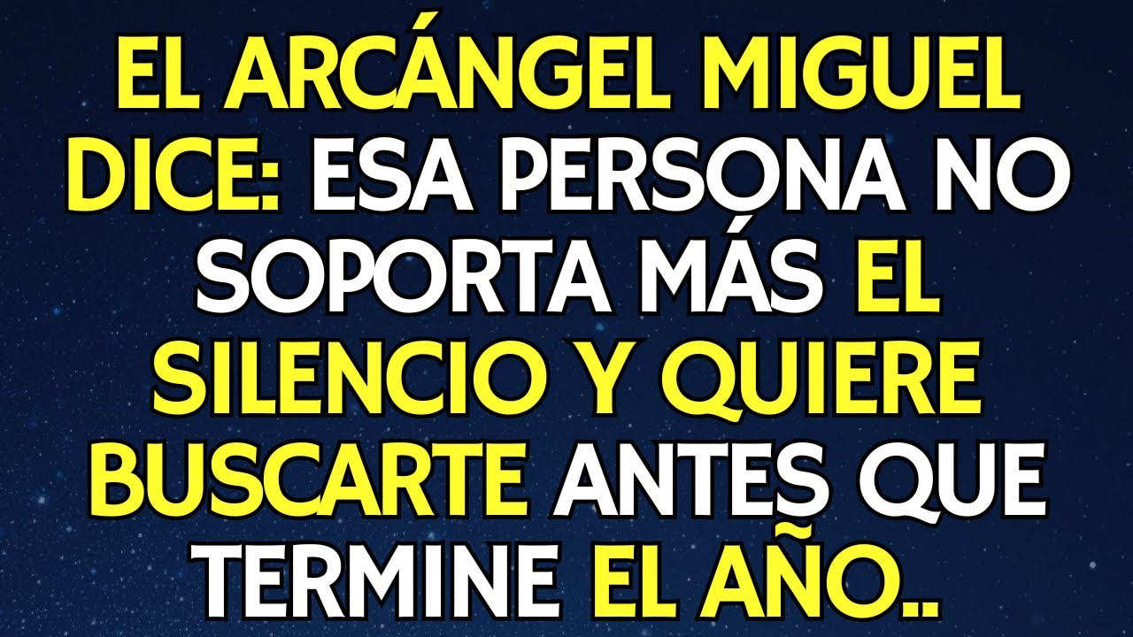 ESA PERSONA NO SOPORTA MÁS EL SILENCIO Y QUIERE BUSCARTE ANTES QUE TERMINE EL AÑO...