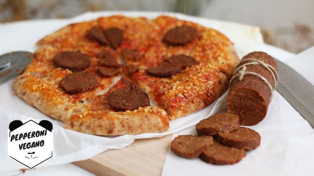 PEPPERONI VEGANO (EMBUTIDO VEGETAL) | Living Like A Panda