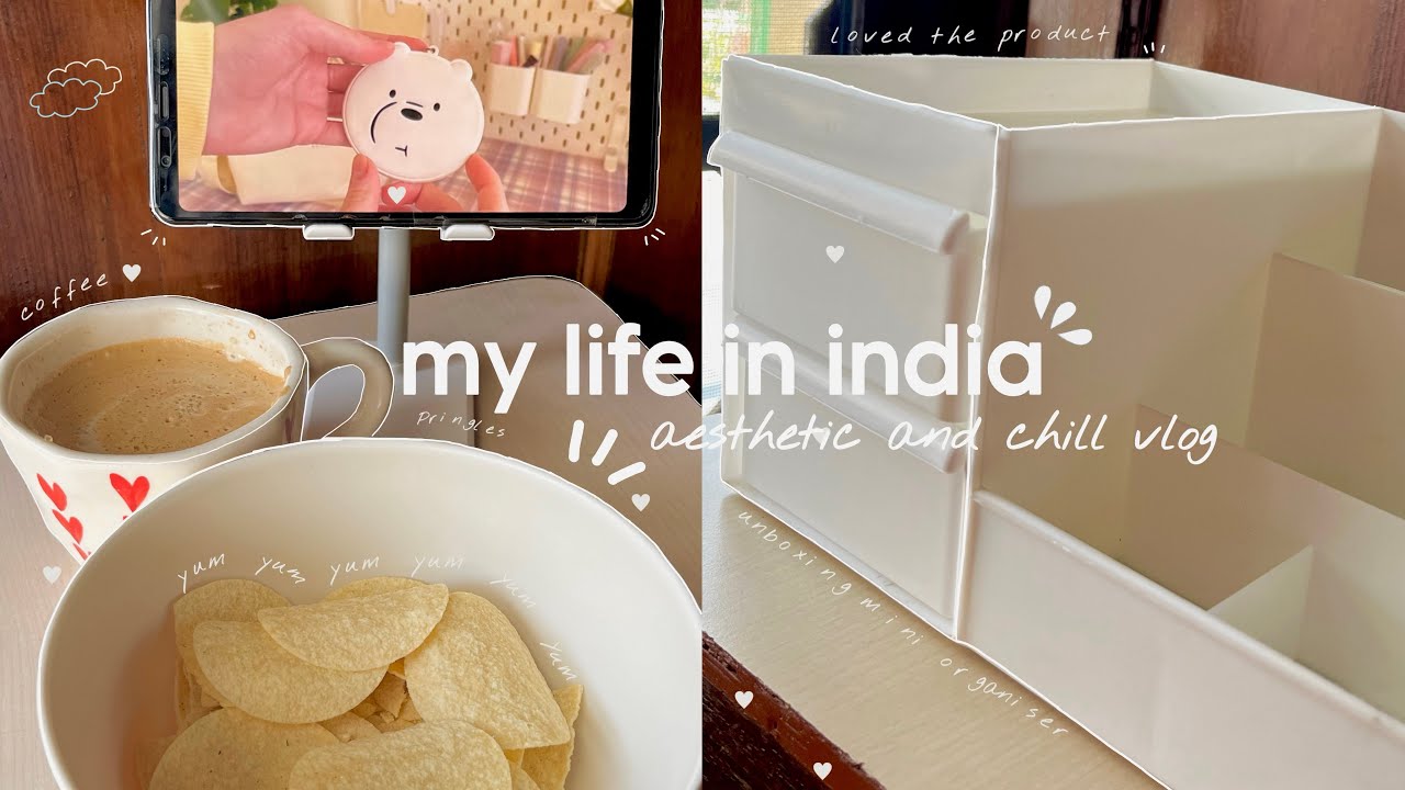 Day in my life🍃☕️ | Aesthetic vlog Indian | life of introvert girl| cooking,unboxing,grocery restock