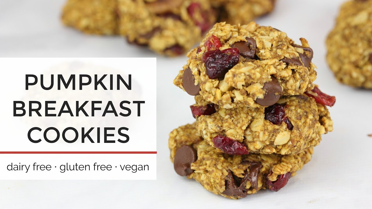 Pumpkin Breakfast Cookies | Easy Healthy Vegan Cookie Recipe