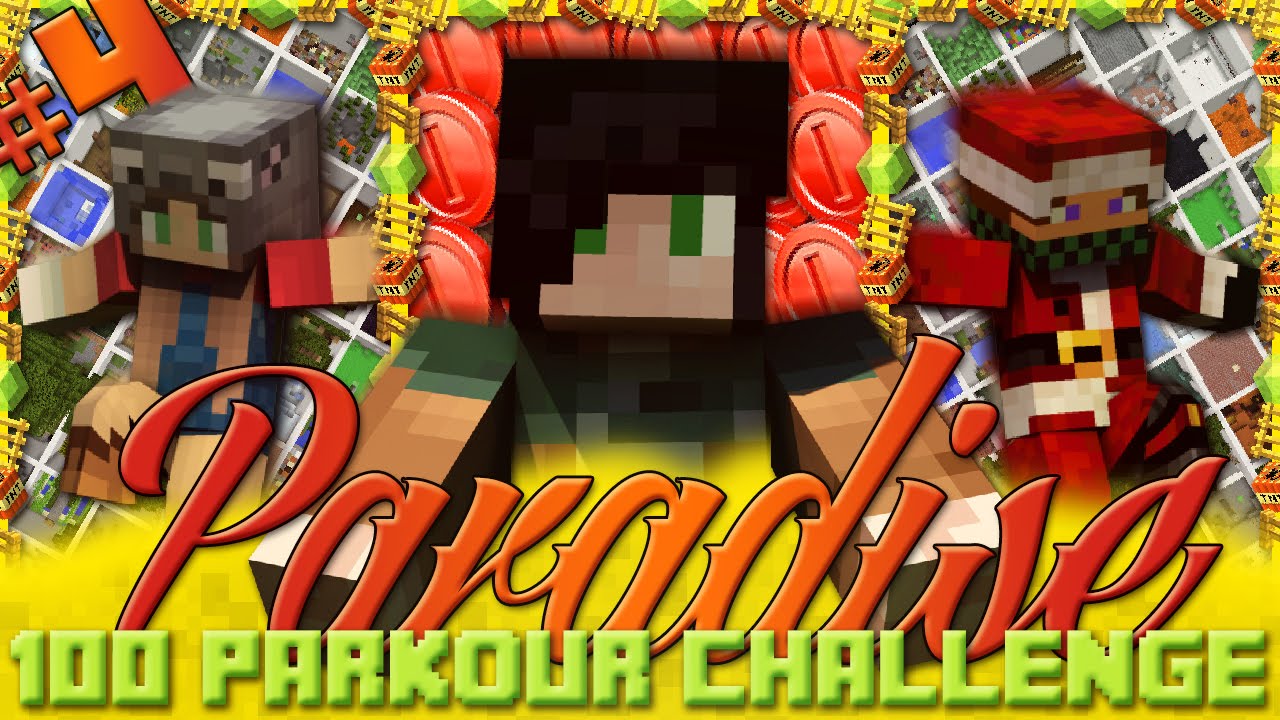 L'ULTIMO GETTONE - Minecraft ITA - 100 Parkour Challenge #4 w/KeNoia, Marcy