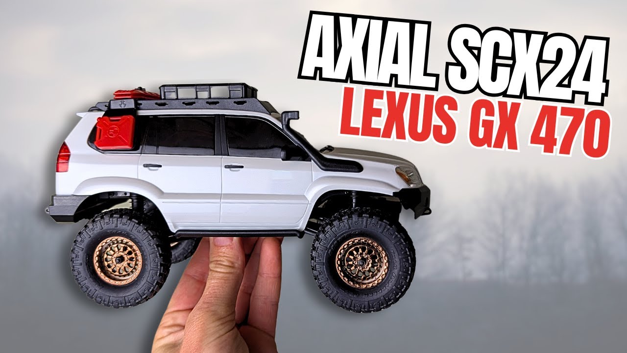 НОВЫЙ микрогусеничный вездеход Axial SCX24 Lexus: распаковка и запуск