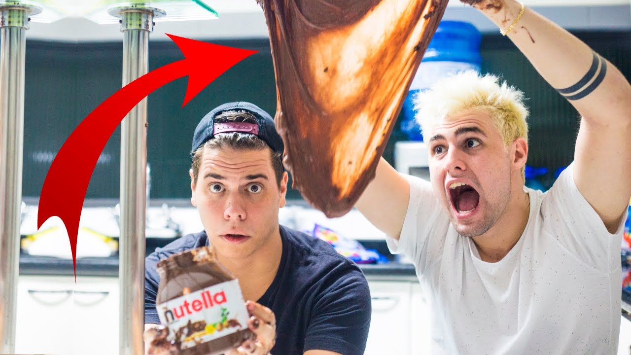 COMO FAZER UMA AMOEBA DE NUTELLA !!!!