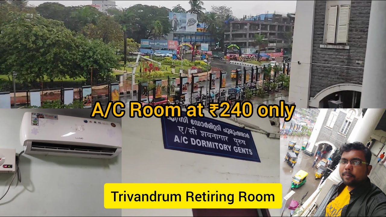 🚂Trivandrum Railway Retiring Room || AC Room ₹240 only || Cheap & Best stay in Thiruvananthapuram