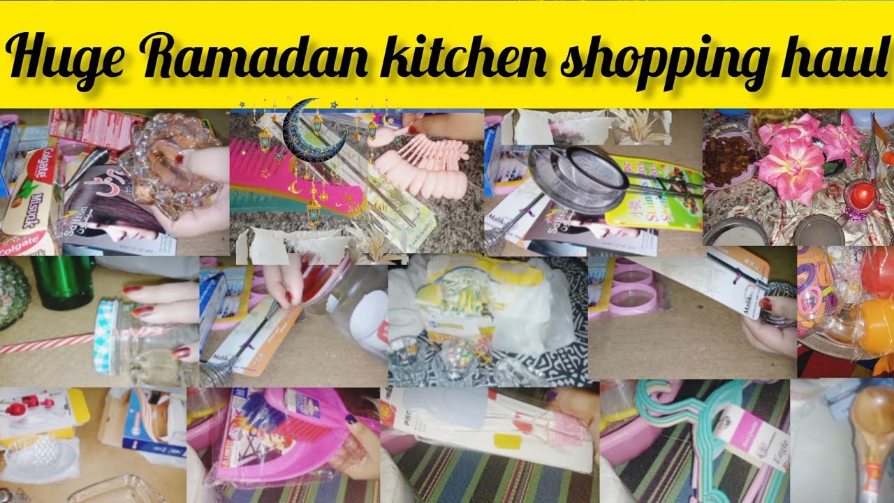 RAMADAN KITCHEN ESSENTIALS HAUL || Kitchen Shopping Like a Pro 