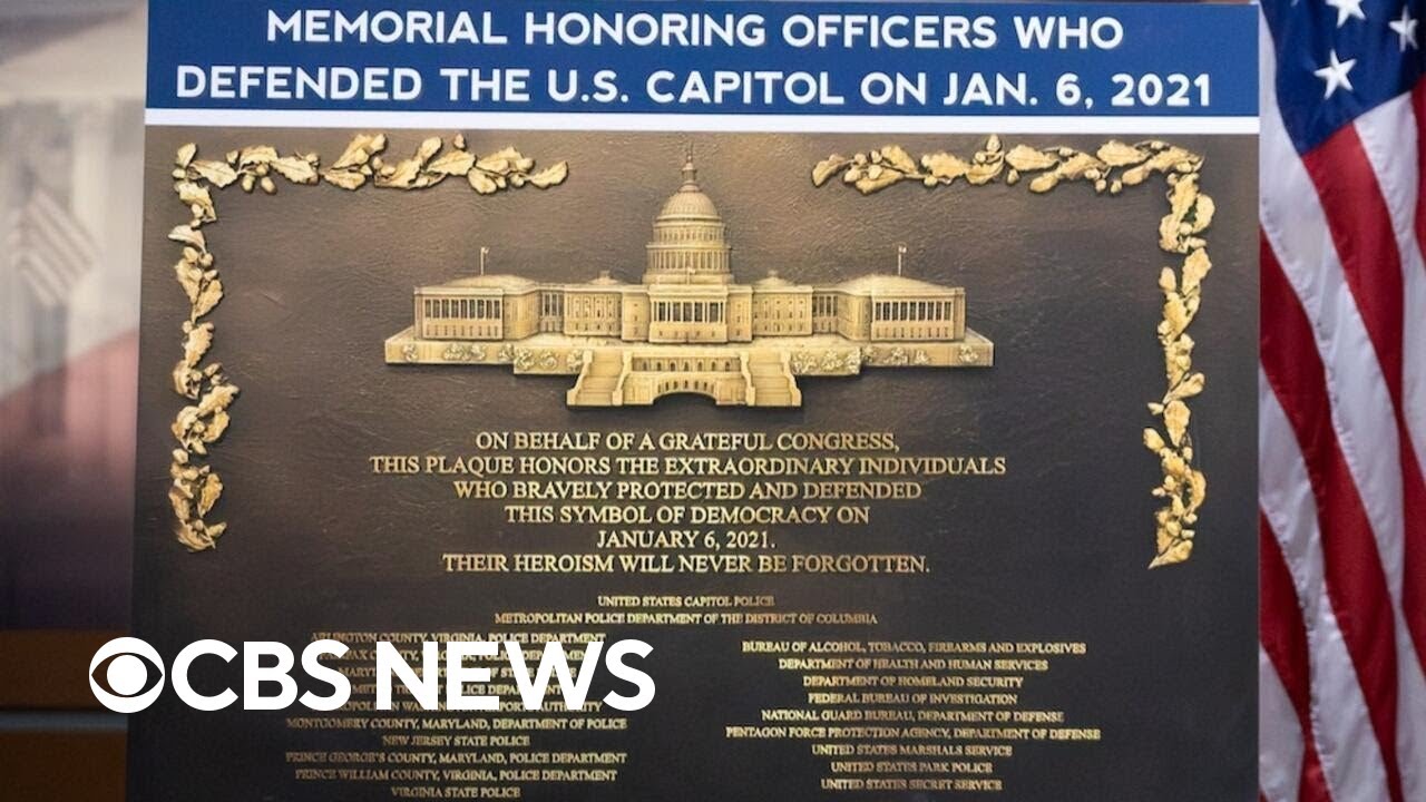 DOJ seeks to dismiss lawsuit over plaque commemorating Jan. 6 officers