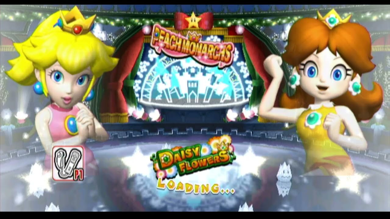 Super Mario Sluggers - Peach's Ice Castle (Night)  - 9 Innings