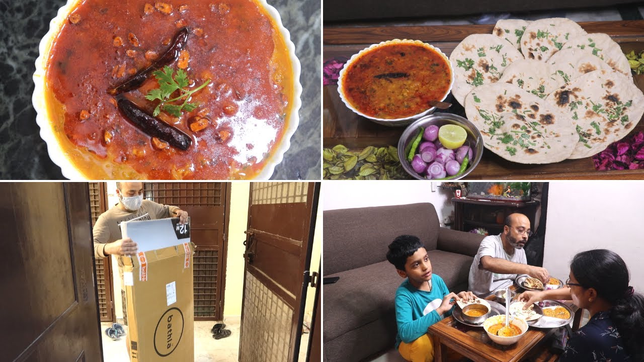 Dhaba Style Dal Tadka With Tandoori Roti...