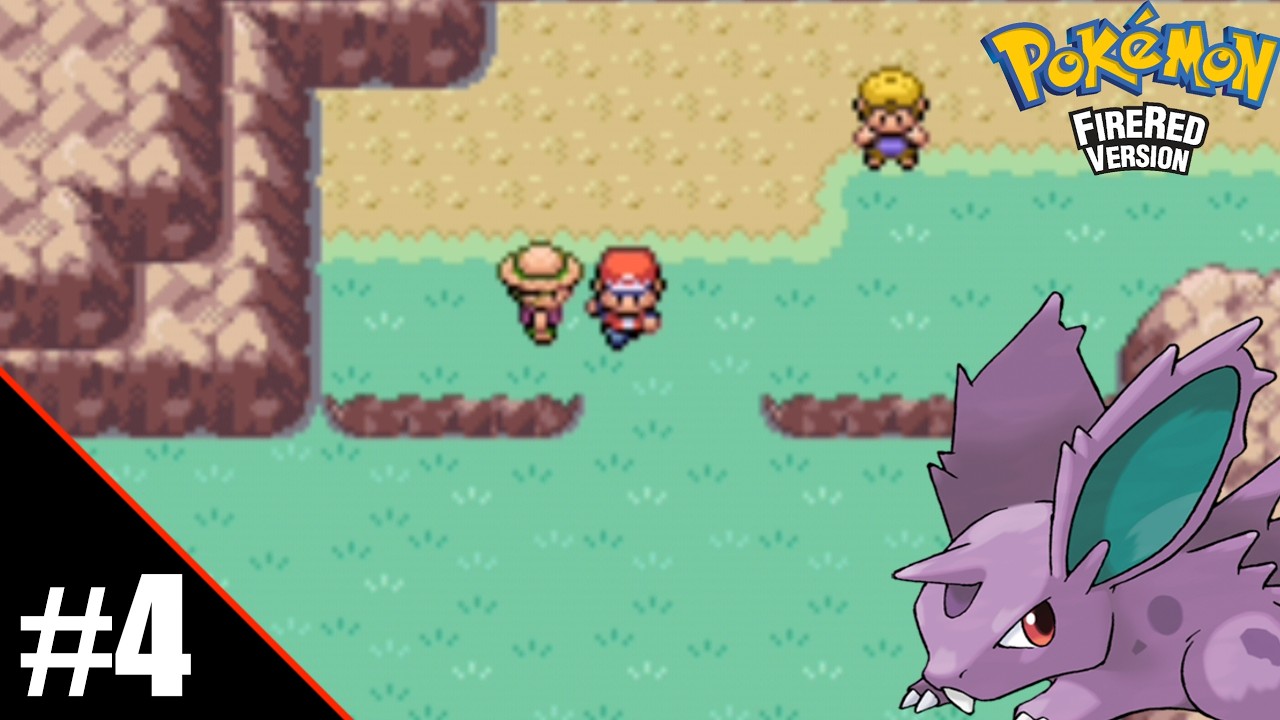 Catching Nidoran - Pokemon Fire Red Part 4