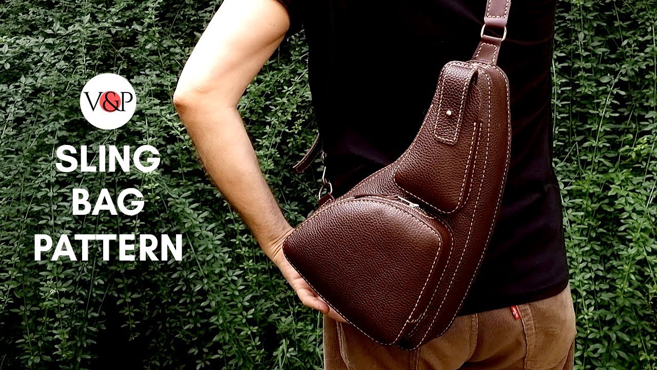 Leather Sling Bag Pattern (Pattern in Description)