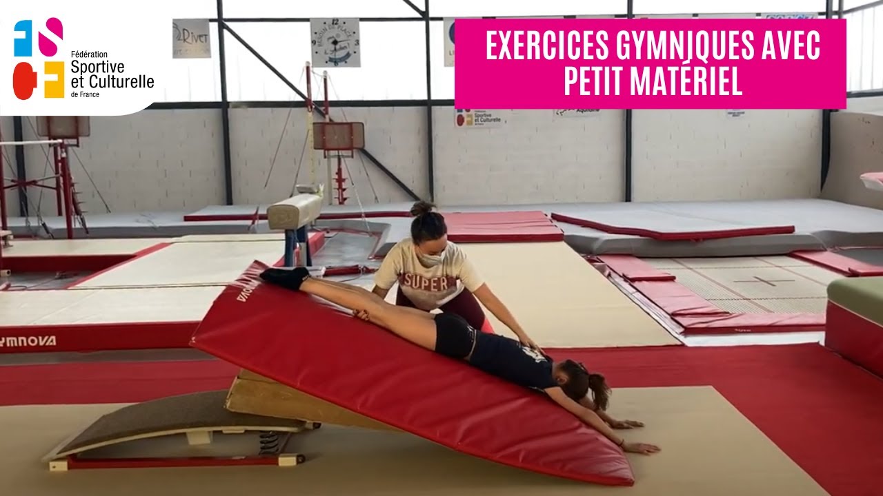 Exercices avec petit matériel