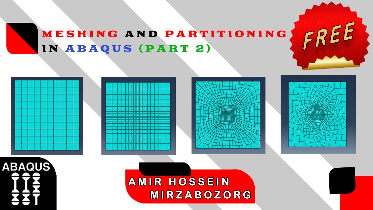 meshing and partitioning in Abaqus part 2