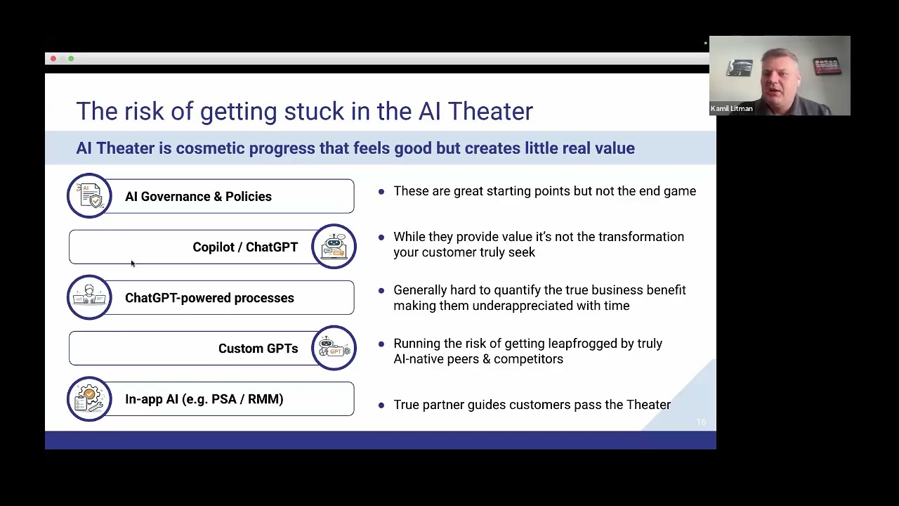 The Risk of Getting Stuck in the AI Theater