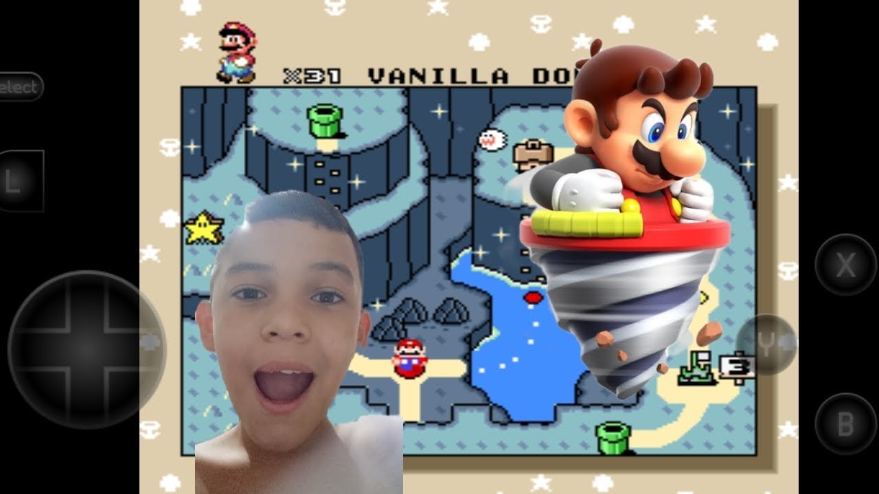 Jogando a VANILLA DOME de super Mario world #3