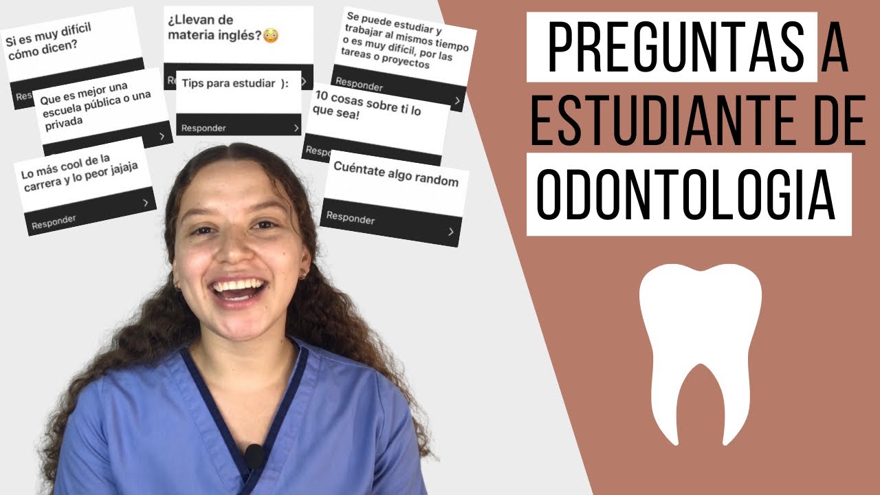 Estudiante de odontología contesta preguntas frecuentes sobre la carrera | Odontología Con Cri