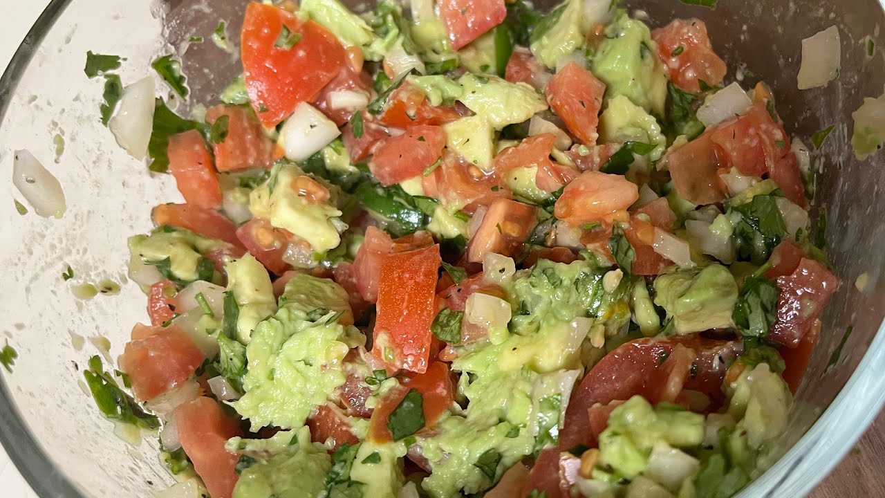 Guacamole rapido y facil de preparar 🥑