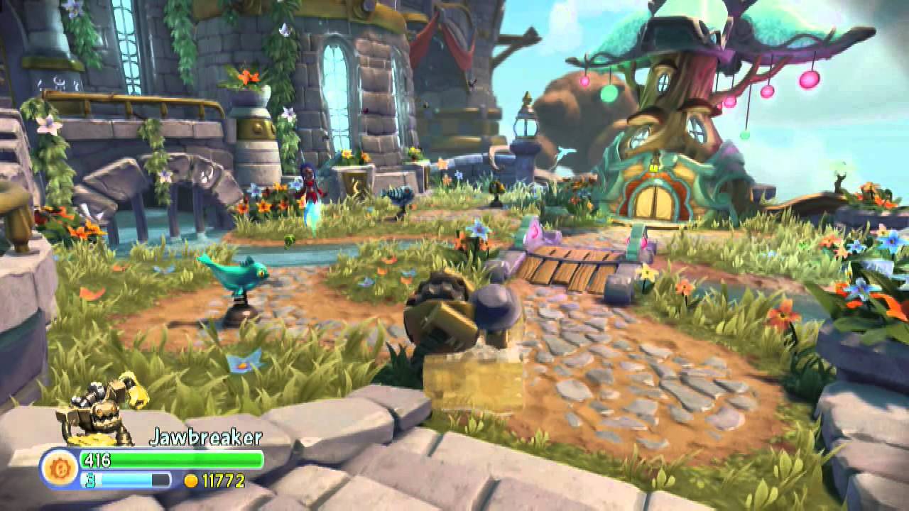 Skylanders Trap Team: Jawbreaker Base Upgrades with Attack Damage