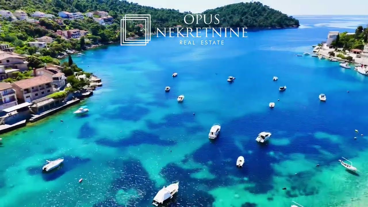 KORCULA, Smokvica - gradevinsko zemljiste 1000 m2 s kaskadnim pogledom na more- OPUS NEKRETNINE