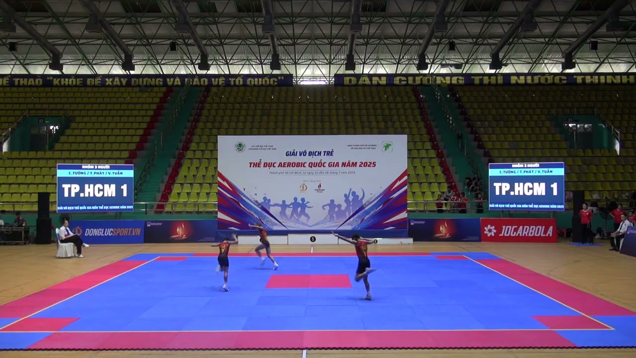 Chung Kết | Giải Vô Địch Trẻ | Thể Dục Aerobic Quốc Gia 2025 | Bài 3 Người | Tp.HCM 1