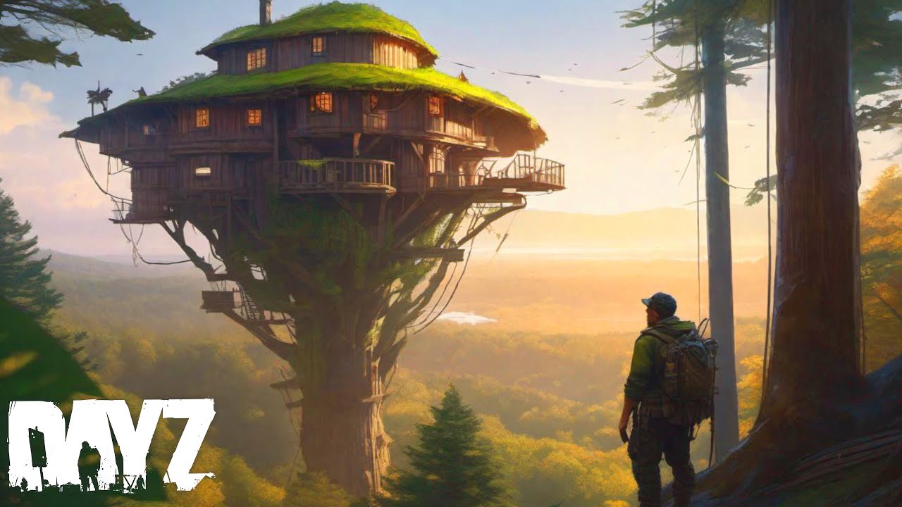 How we Built the Greatest Tree House Base in DayZ