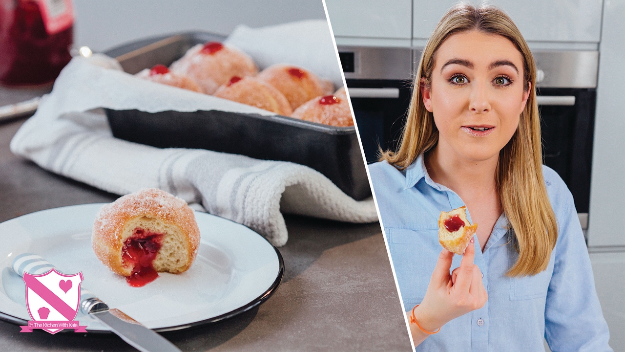 Homemade Jam Doughnuts - In The Kitchen With Kate