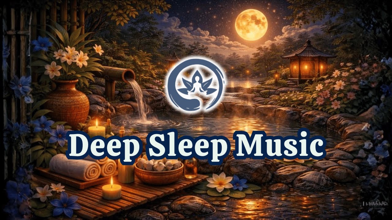 🌙 Deep Sleep Music and Relaxing Music 🌊 Deep Relaxation • Peaceful Water & Soft Piano Meditation