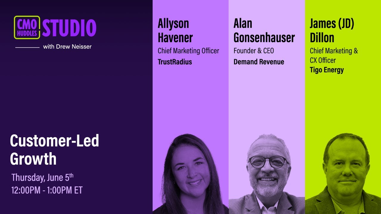 Customer-Led Growth | CMO Huddles Studio
