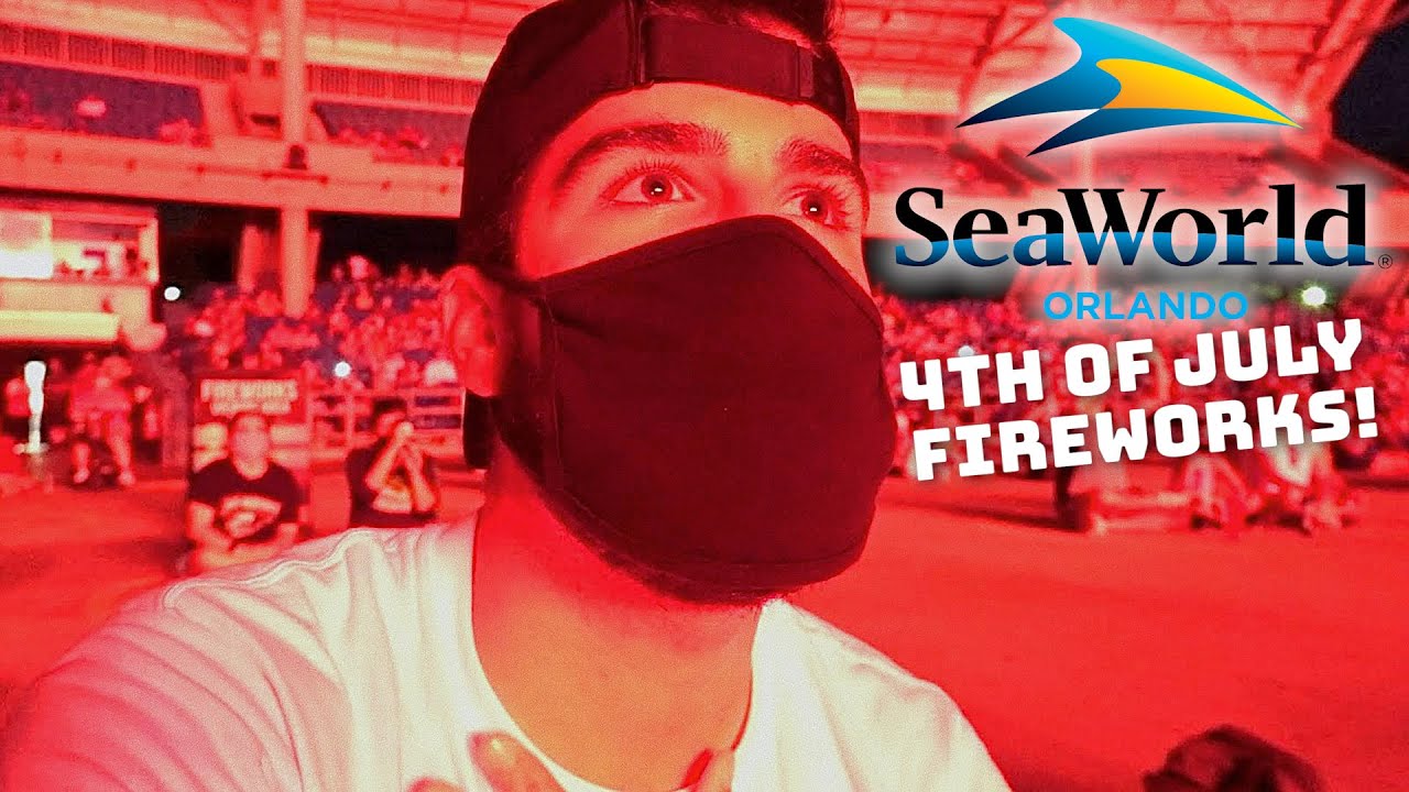 FIREWORKS AT A THEME PARK AGAIN! | SeaWorld Orlando's 4th of July Celebration Fireworks Show