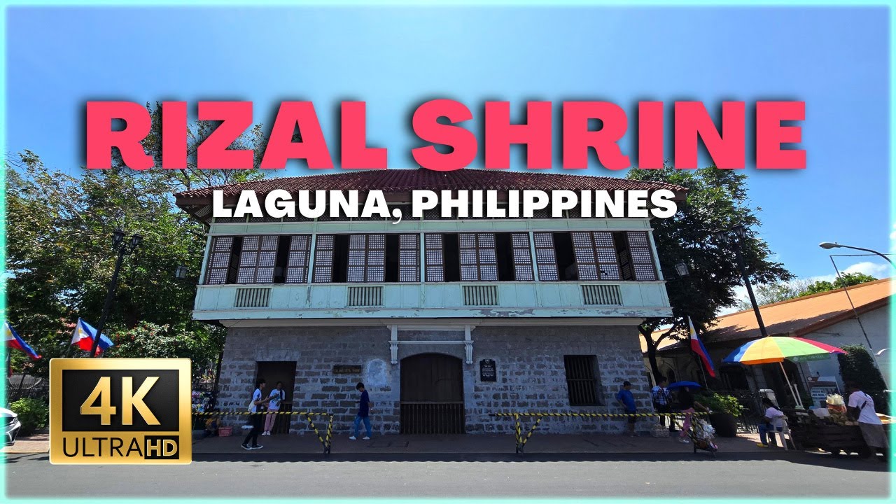 STEP INTO HISTORY: Rizal Shrine Walking Tour in Calamba Laguna, Philippines 4K 🇵🇭