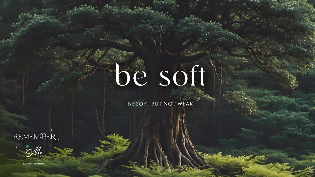 Be Soft But Not Weak 🌲🍃 Gentle Piano for Overthinking at Night