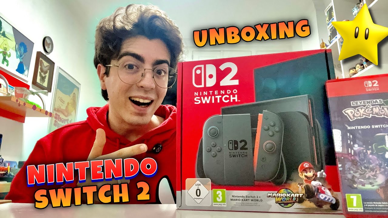 Nintendo Switch 2 UNBOXING 🔥 ¿Vale la pena el cambio? | Primeras impresiones