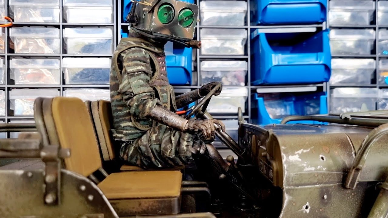Willys Jeep Gear Shifting Animatronics. RC Animatronics by Danny Huynh Creations.