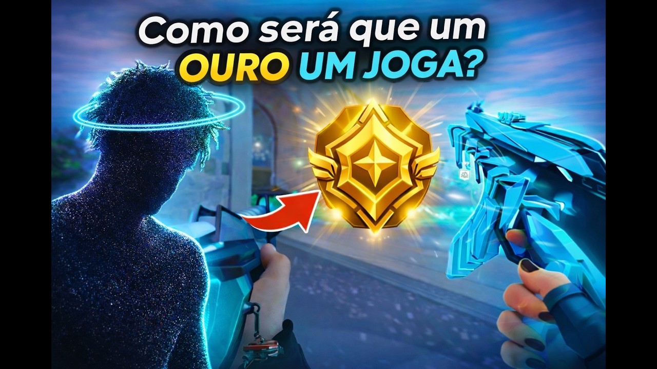 A verdade sobre como um OURO 1 joga no Valorant! (HandCam)