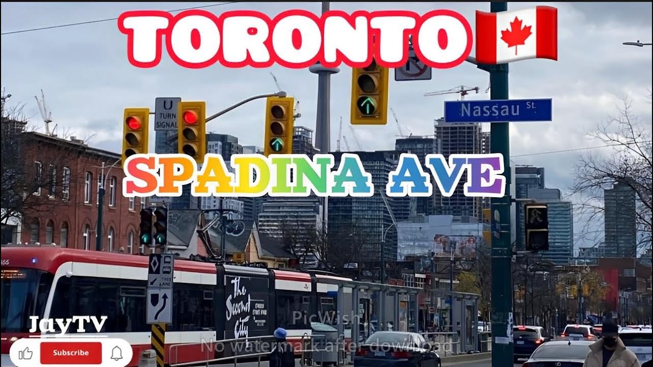 SPADINA AVE DOWNTOWN TORONTO WALKING TOUR 🇨🇦