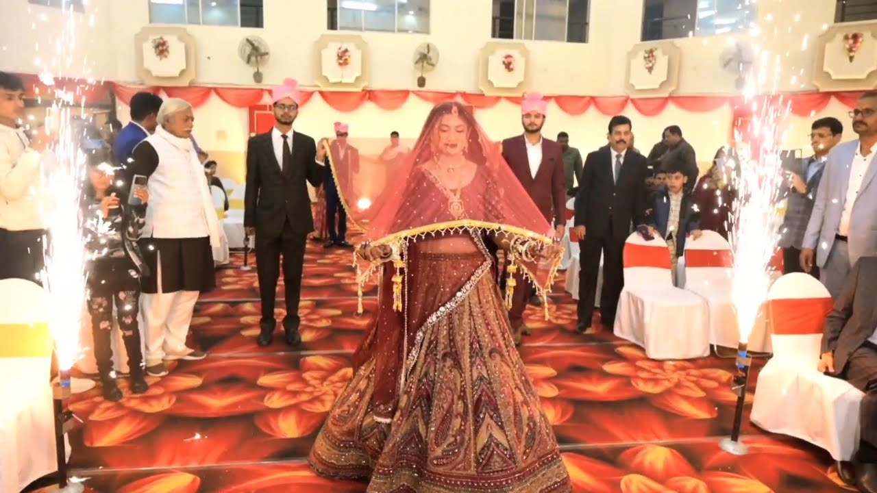 Madhanya❤️Grand Bride Entry | Indian Wedding | Royal Bridal Entry