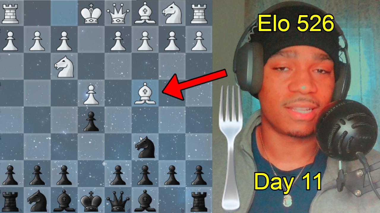 I DISCOVERED HOW TO FORK AND BECAME AGGRESSIVE !  (DAY 11) ROAD TO 600 ELO