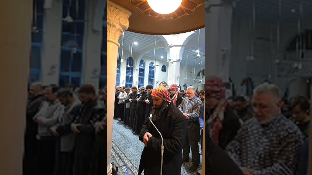 صلاة العشاء و التراويح من مسجد الشيخ محمد الحامد في محافظة حماه