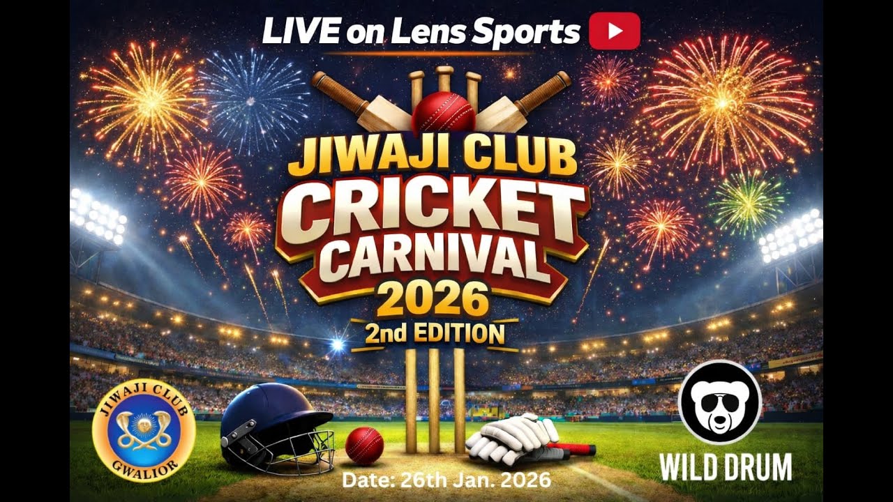 GRAND FINALE !! JIWAJI TIGERS V/S JIWAJI ROYALS !! JIWAJI CLUB CRICKET CARIVAL 2026 !! GWALIOR